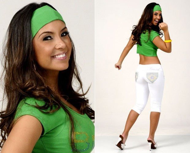 Cotton stretch Solid green Head band - Faixa cabelo Verde - Hi Brazil Market