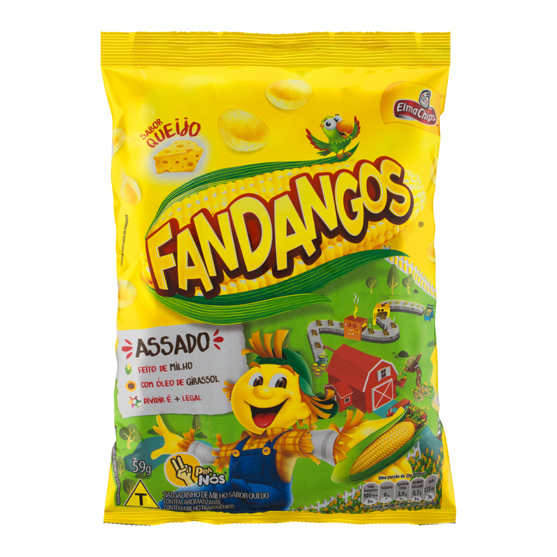 Elma Chips Fandangos Queijo- Corn Chips Cheese flavor - Hi Brazil Market