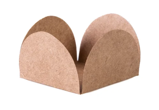 Forminha Caixinha 4 Petalas Lisa - Decorated cup candy - Hi Brazil Market