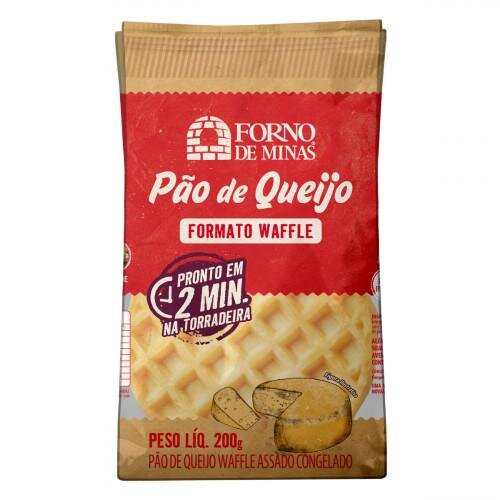 Forno de Minas Pao de Queijo Formato Waffle 200g
