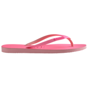 Havaianas Kid`s Slim Gliter Neon Macaron Pink - Flip Flop Macaron Pink - Hi Brazil Market
