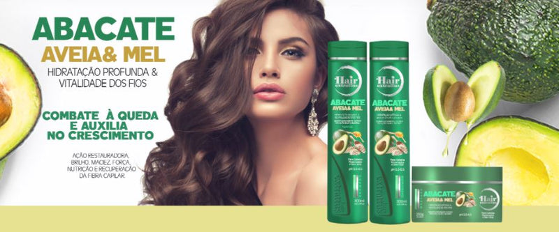 Hair Extrattus Linha Abacate Aveia & Mel - Hi Brazil Market