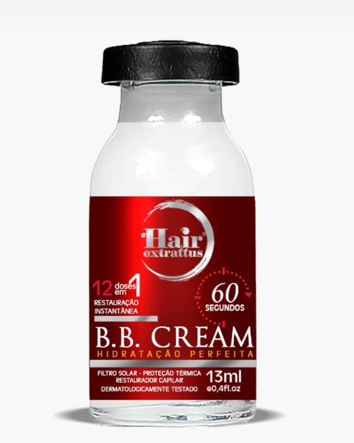 Hair Extrattus Ampolas B. B. Cream 3 unidades 13ml cada - Hi Brazil Market