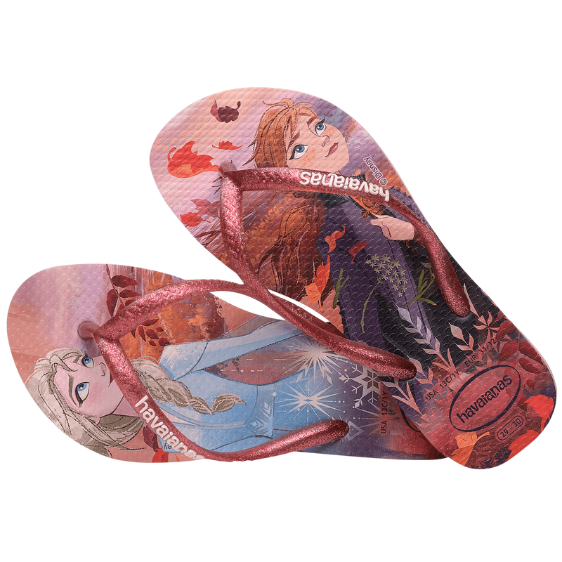 Havaianas Kids Slim Sandal Flip Flops Frozen - Hi Brazil Market