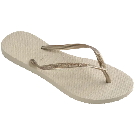Havaianas Slim Flip Flops Beige - Hi Brazil Market