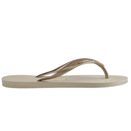 Havaianas Slim Flip Flops Beige - Hi Brazil Market