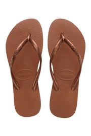 Havaianas Brazil Slim Ferrugem Flip Flops Rust / Metallic Copper - Hi Brazil Market