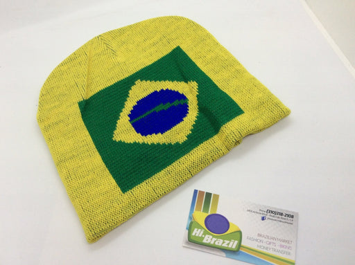 Brasil Gorro - Brazil Beanie - Gorro Brasil - Hi Brazil Market