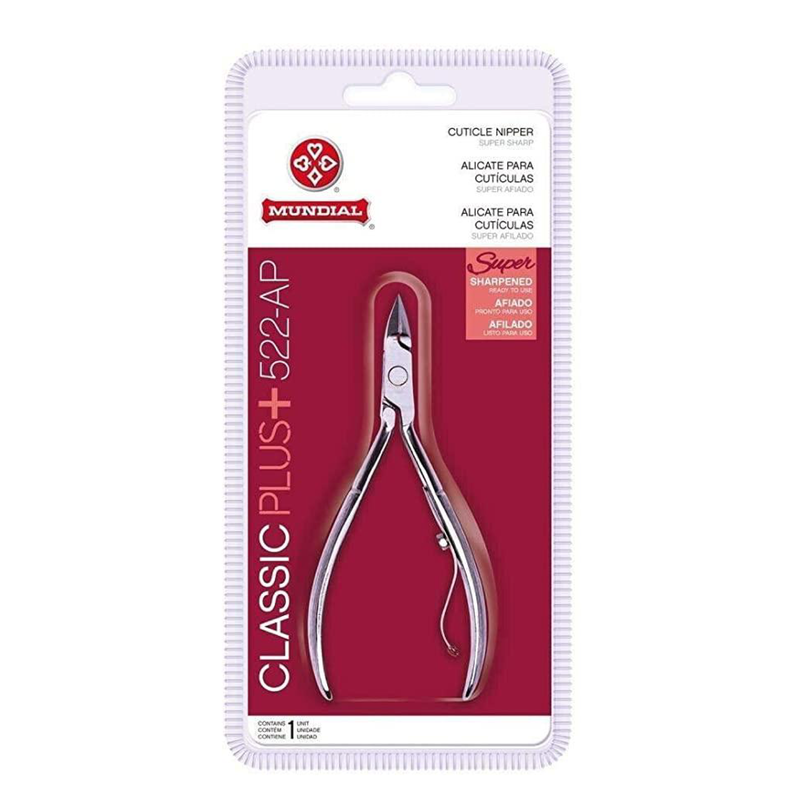 Mundial 522-C AP Classic Plus Cuticle Nippers - Alicate para cutículas Classic Plus - Hi Brazil Market