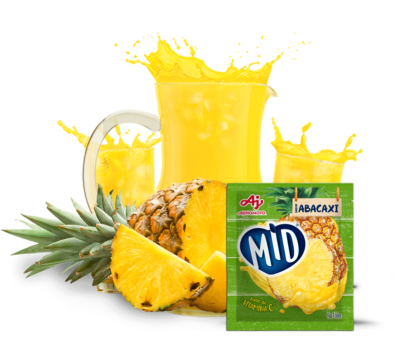 Mid Refresco Abacaxi - Drink Mix Juice Pineapple - Hi Brazil Market