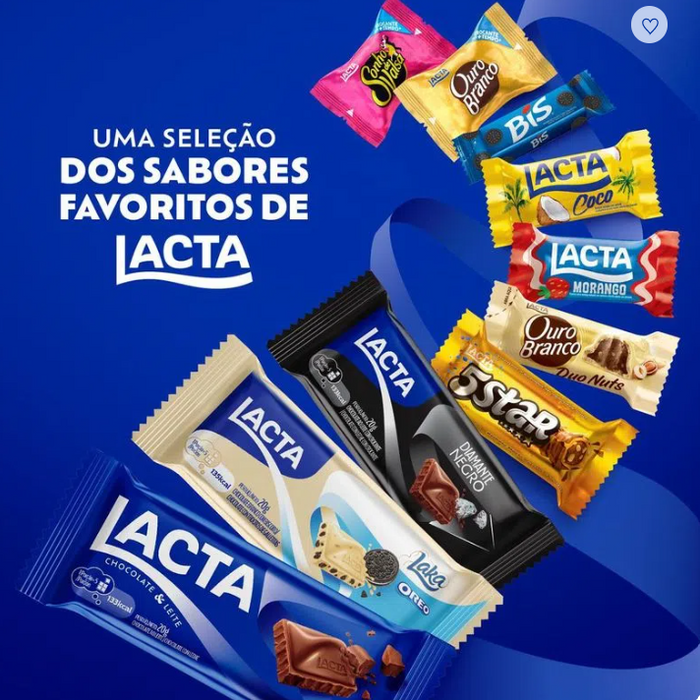 Lacta Favoritos Caixa de Bombom 250g - Favorites Chocolates Bonbon 8.84oz