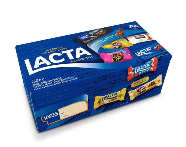 Lacta Favoritos Caixa de Bombom 250g