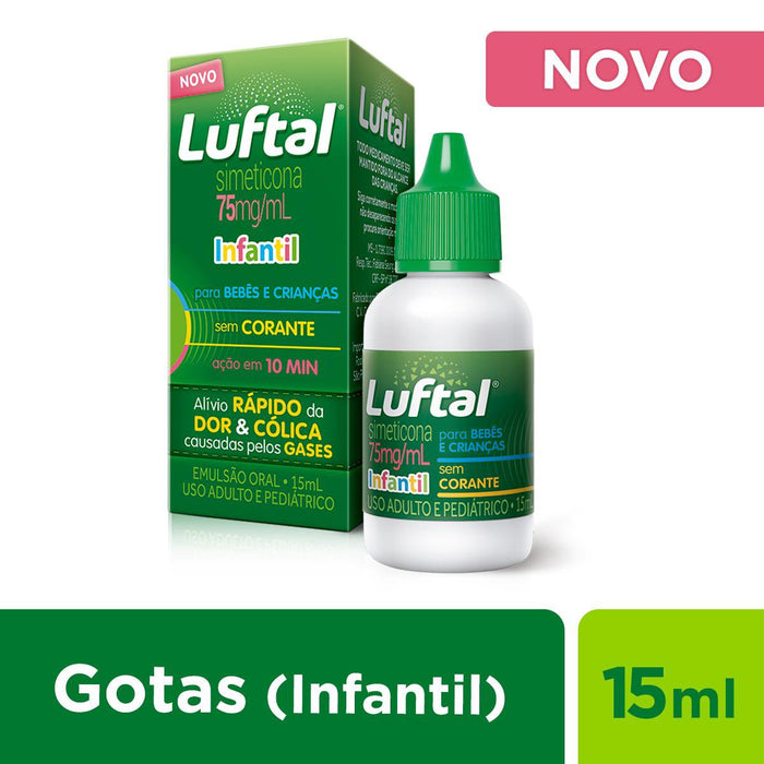 Luftal Gotas Infantil 15ml - Hi Brazil Market