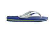 Havaianas Kids Brazil Logo Flip Flops Marine Blue/White - Hi Brazil Market