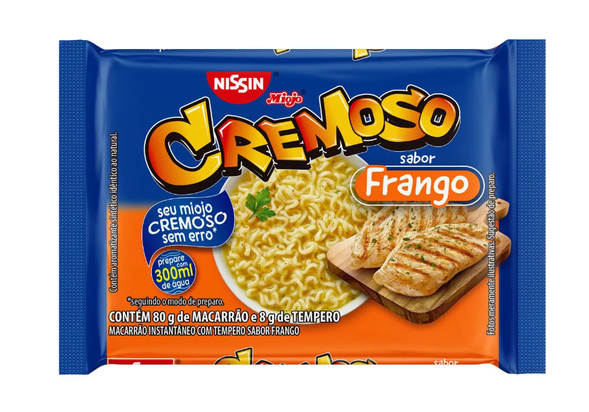 Nissin Miojo Cremoso sabor Frango 1 und - Noodle