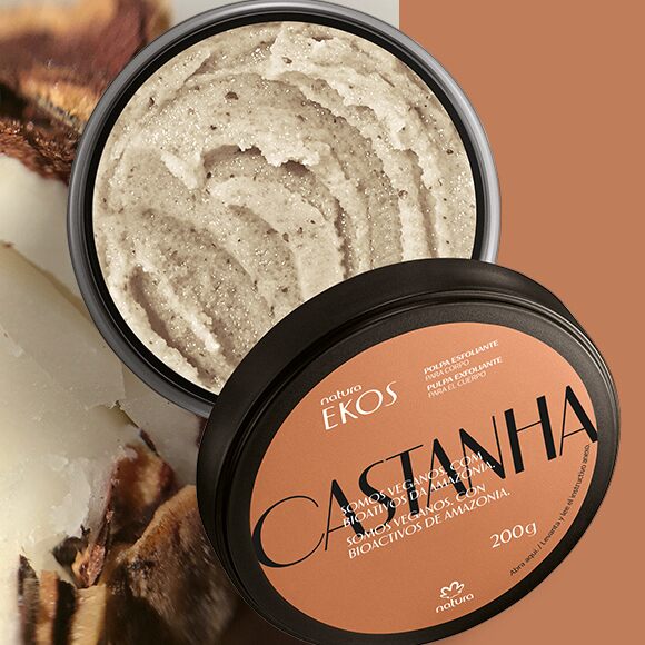 Natura Ekos Polpa Esfoliante Castanha 200g - Hi Brazil Market