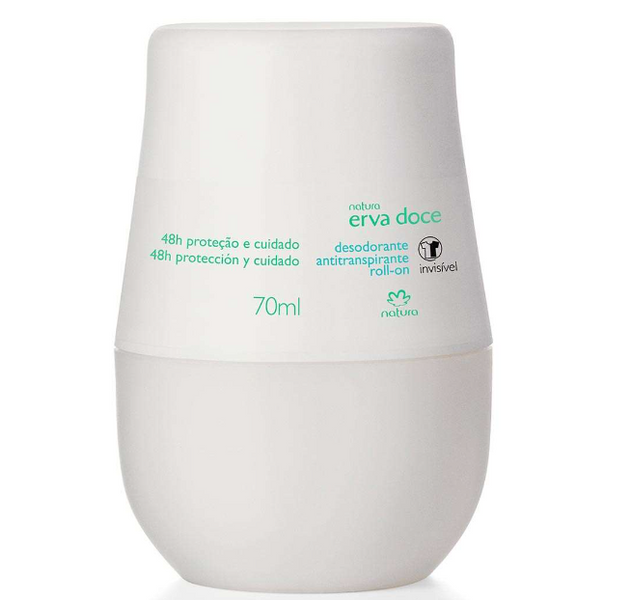 Natura Erva Doce Desodorante Roll-On 70ml - Antitranspirante Roll