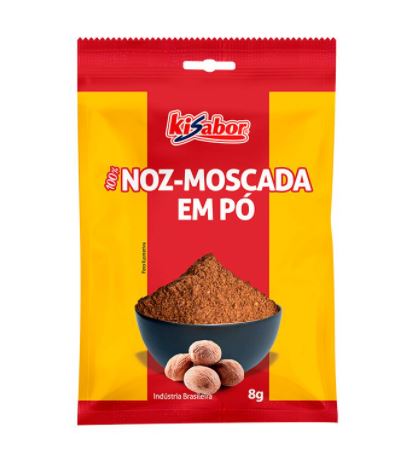 KiSabor Noz Moscada em Po 8g- Nutmeg - Hi Brazil Market