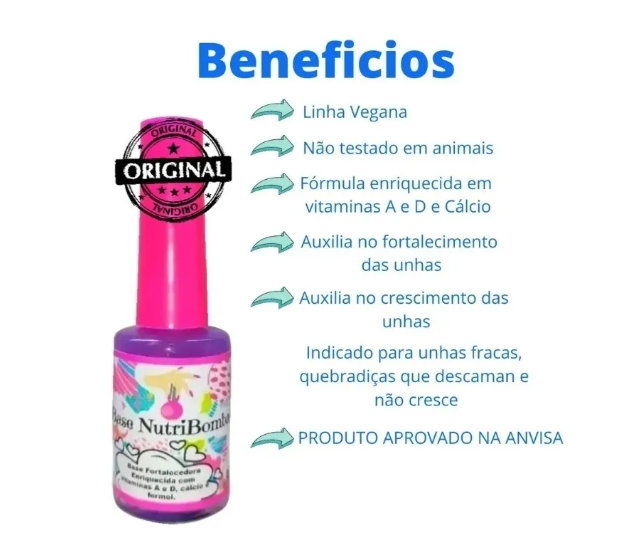 NutriBomba Base unha - Hi Brazil Market