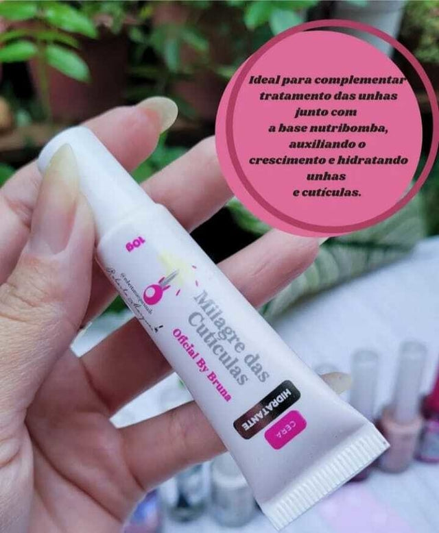NutriBomba Kit Base Unha e Milagre das Cuticulas - Hi Brazil Market