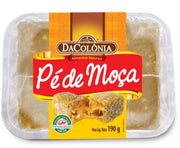 Da Colonia Pe de Moca 190g - Peanut Candy with Condensed Milk 6.70oz - Hi Brazil Market
