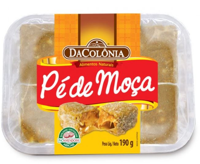 Da Colonia Pe de Moca 190g - Peanut Candy with Condensed Milk 6.70oz - Hi Brazil Market