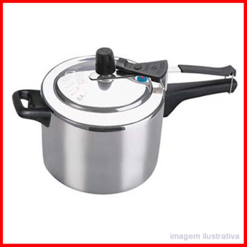 Fulgor Panela de Pressao Polida 4.5 litros - Pressure cooker capacity 4.5 liters - Hi Brazil Market