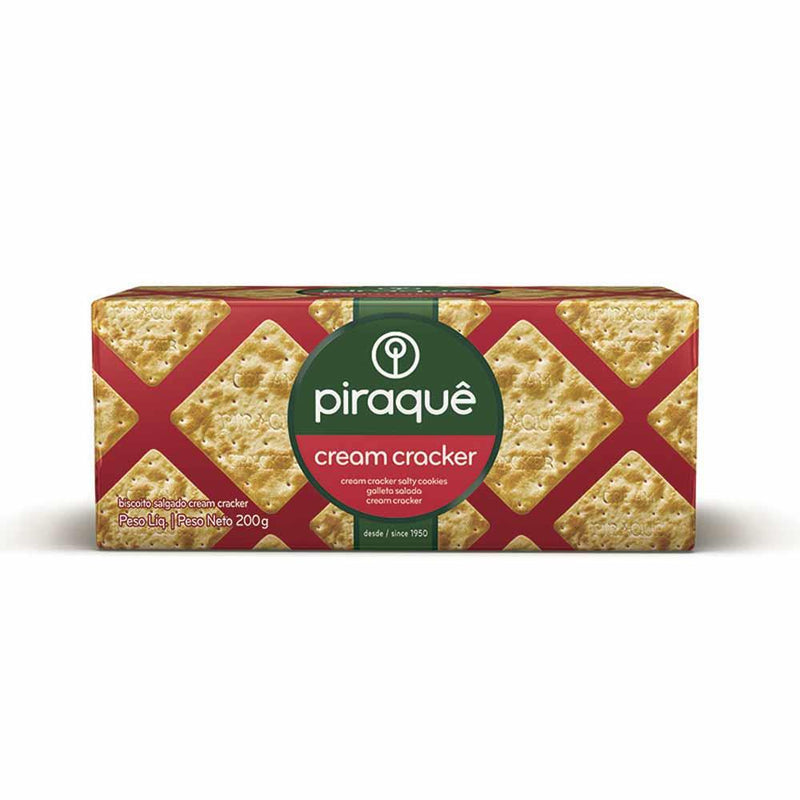 Piraque Biscoito Cream Cracker 200g - Hi Brazil Market
