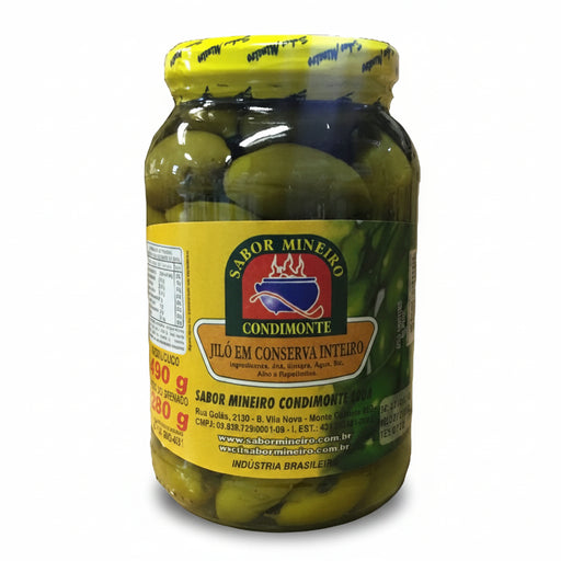 Sabor Mineiro Jilo em Conserva Inteiro 480g - Hi Brazil Market