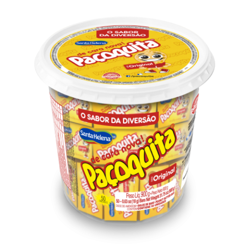 Santa Helena Pacoquinha Tablete - Pacoquita Sweet Peanut Candy Bar - Hi Brazil Market