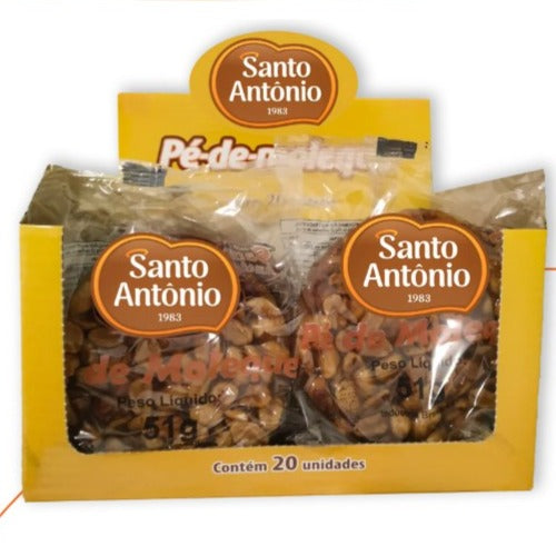 Santo Antonio Pe de Moleque 51g - Peanut Brittle