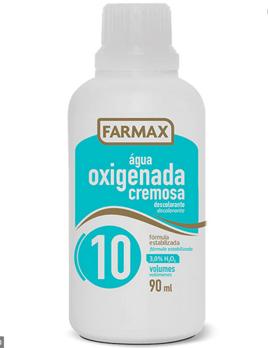 Farmax Oxygenated Water 90ml - Farmax Agua oxigenada Cremosa 90ml - Hi Brazil Market