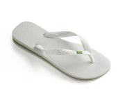 Havaianas Logo Brazil White - Hi Brazil Market