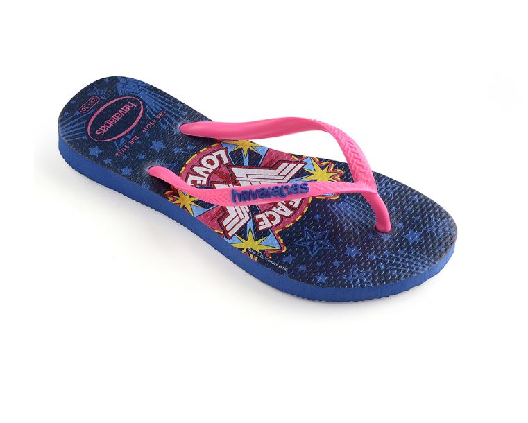 Havaianas Kids Slim Sandal Flip Flops Wonder Woman - Hi Brazil Market