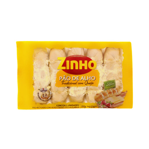 pao recheado com alho e queijo mucarela