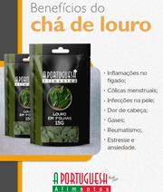 A portuguesa Folhas dse Louro 15g - Hi Brazil Market