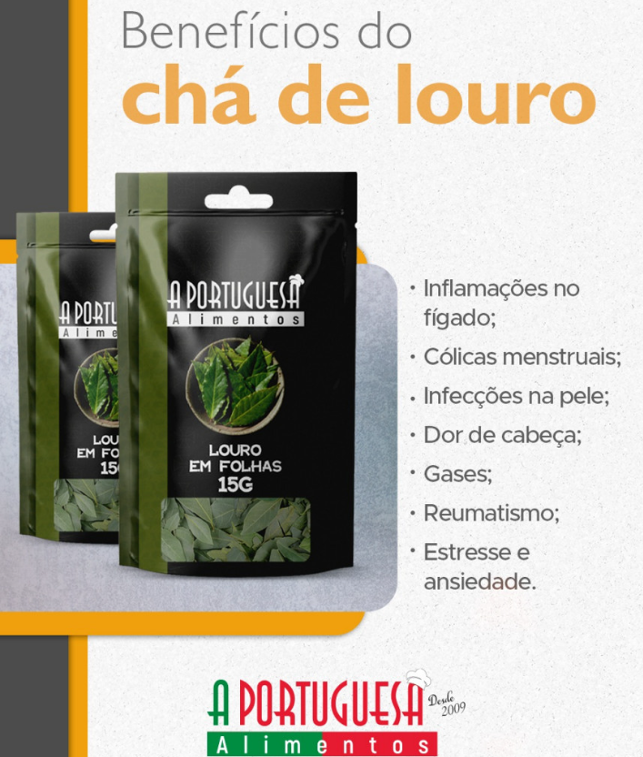 A portuguesa Folhas dse Louro 15g - Hi Brazil Market