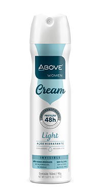 Above Antitranspirante Cream Light 150ml - Aerosol Deodorant 150ml - Hi Brazil Market