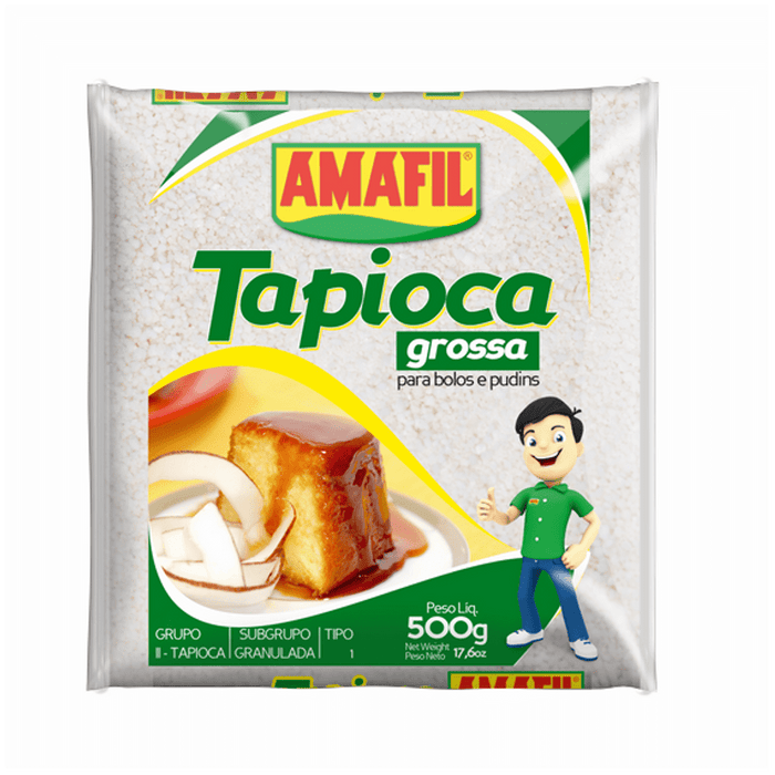Amafil Tapioca Granulada 500g - Granulated Tapioca 17.6 oz