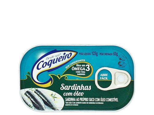 Coqueiro Sardines - Sardinhas 125g - Hi Brazil Market