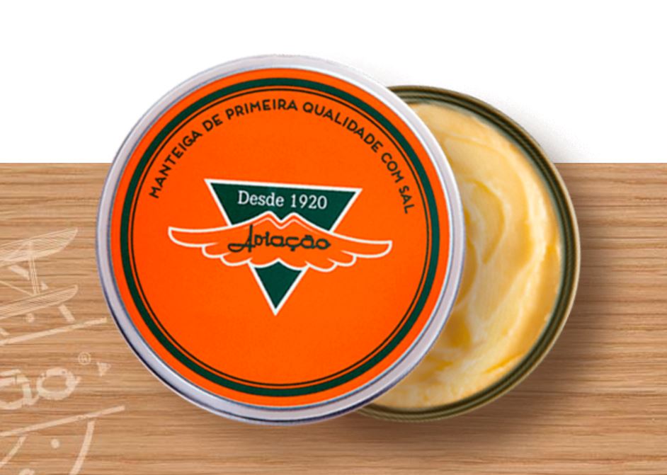 Aviacao Manteiga de Alta Qualidade com Sal 200g - High Quality Butter with Salt - Hi Brazil Market