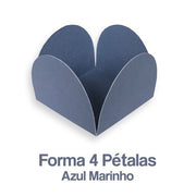 Forminha Caixinha 4 Petalas Lisa - Decorated cup candy - Hi Brazil Market