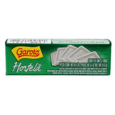 Garoto Pastilhas Hortela - Peppermint Tablets - Hi Brazil Market