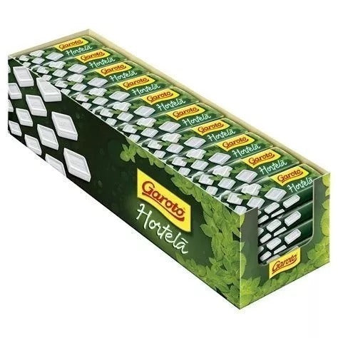 Garoto Pastilhas Hortela - Peppermint Tablets - Hi Brazil Market
