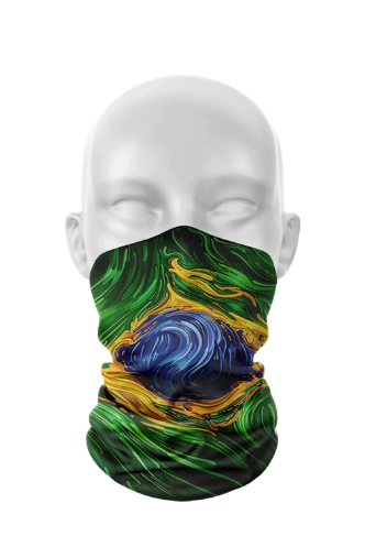 Brasil Bandana / Face Shield Brazil Flag - Hi Brazil Market