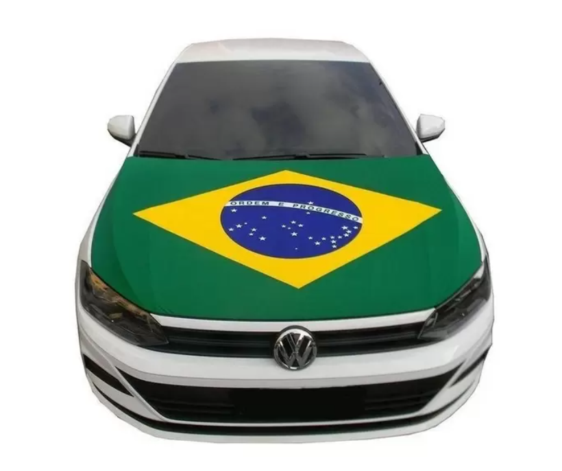 Bandeira do Brasil Capo Carro - Brazil Flag Car - Hi Brazil Market
