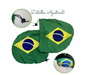 Bandeira do Brasil Retrovisor Carro - Brazil Flag Car Rearview - Hi Brazil Market