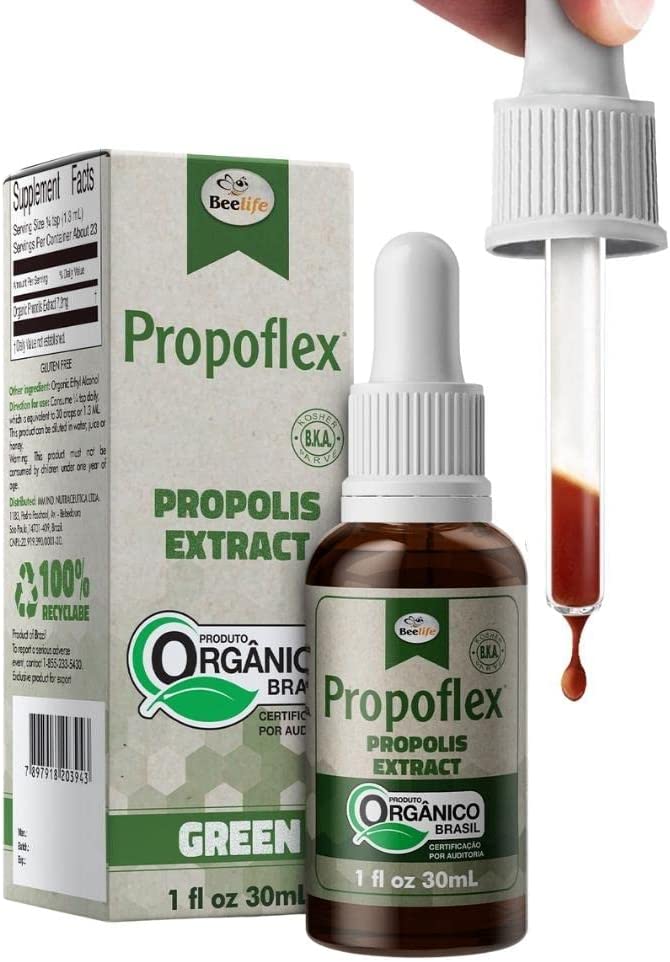 BeeLife Propoflex Extrato de Propolis Organico 30ml - Propolis Extract Organic - Hi Brazil Market