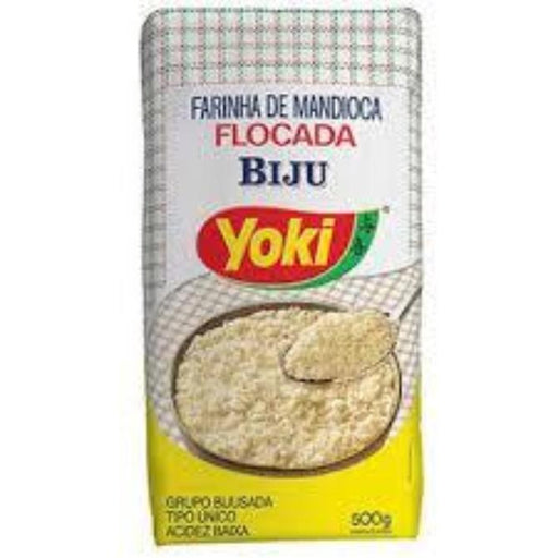 Yoki Flaked Cassava Flour 500g - Farinha de Mandioca Flocada Biju 500g - Hi Brazil Market