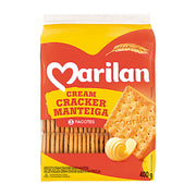 Marilan Biscoito Salgado Cream cracker Manteiga 350gr - Cream Cracker Butter Salt Biscuit 350gr - Hi Brazil Market